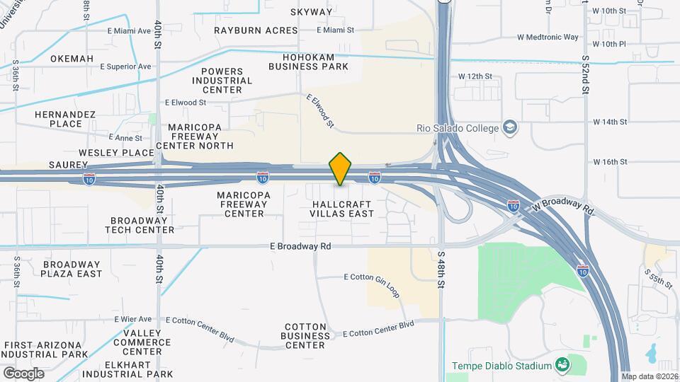 4017 S 44th Way Map and Location Details