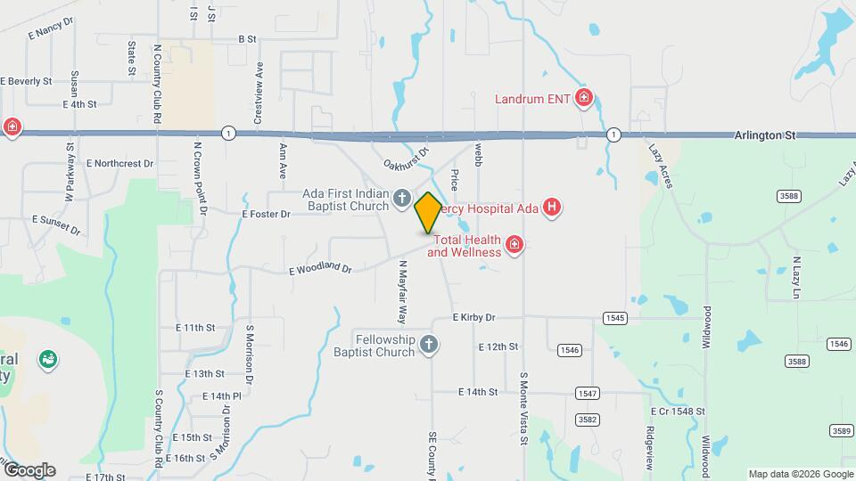 403 N Hillcrest Ave Map and Location Details