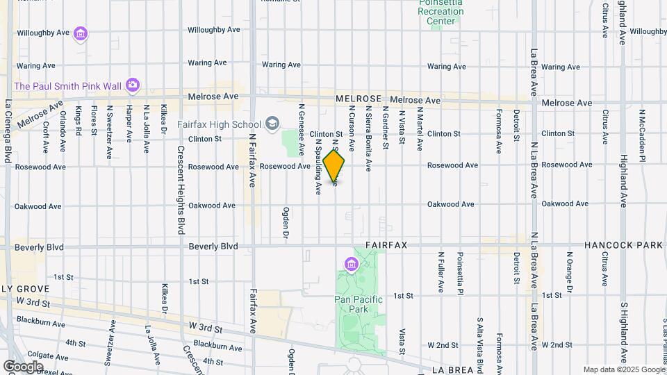 429 N Stanley Ave Map and Location Details
