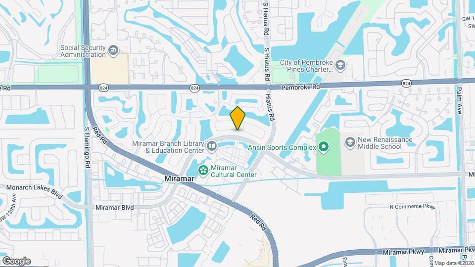 11380 SW 21st St Map and Location Details