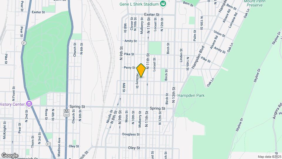 1031 Marion St-Unit -Lower Map and Location Details