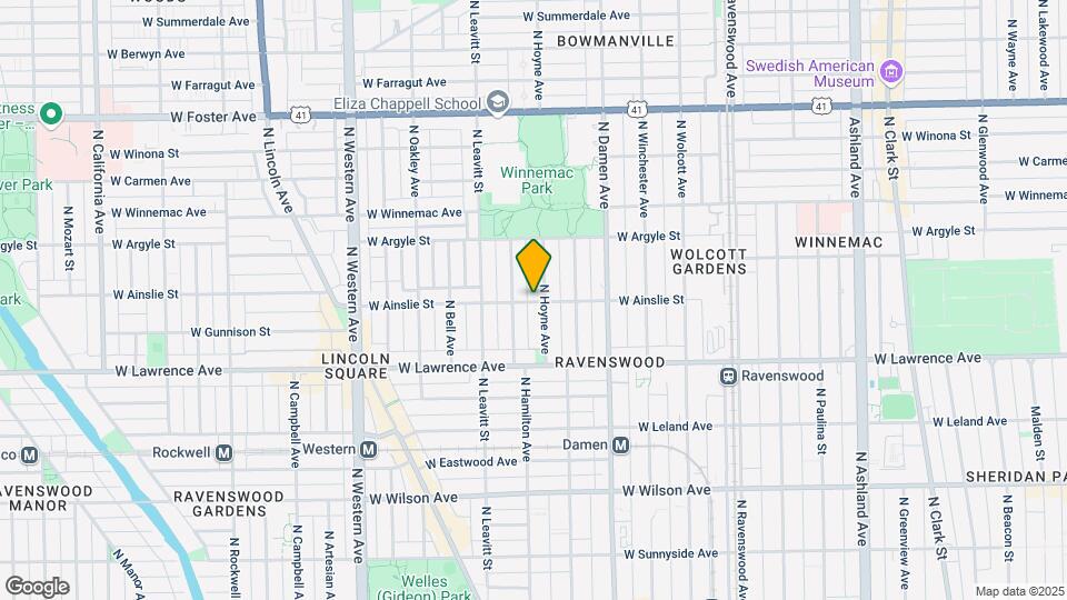 2110 W Ainslie St Map and Location Details