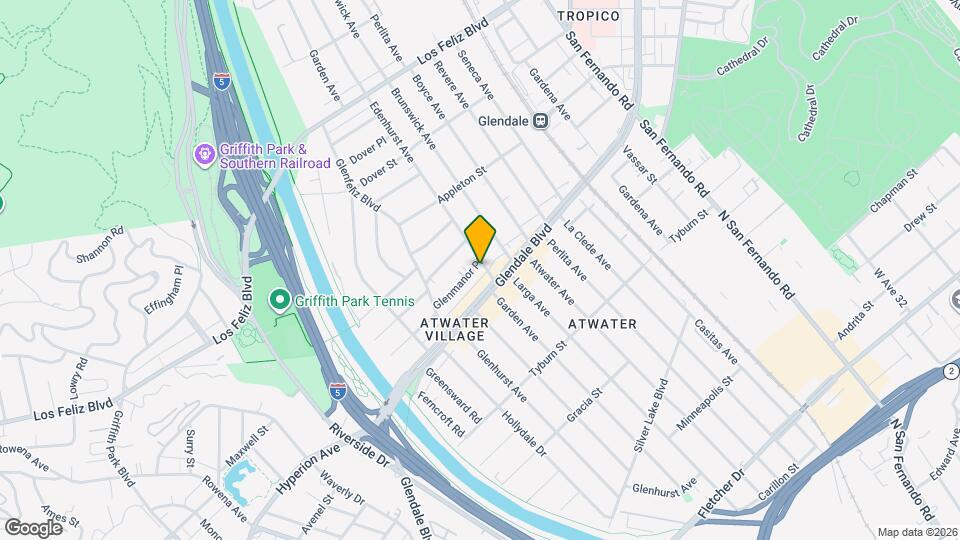 3172 Glenmanor Pl Map and Location Details