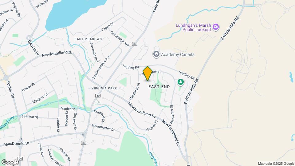 23 Pole Crescent Map and Location Details