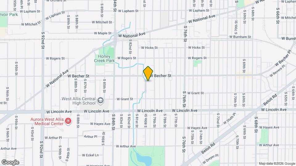 2126 S 80th St Map and Location Details