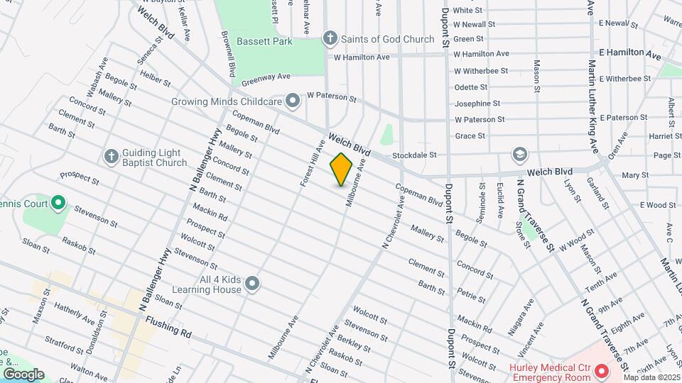 2414 Mallery St Map and Location Details