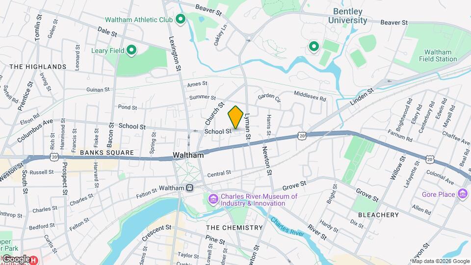 22 School St, Unit 1 Map and Location Details