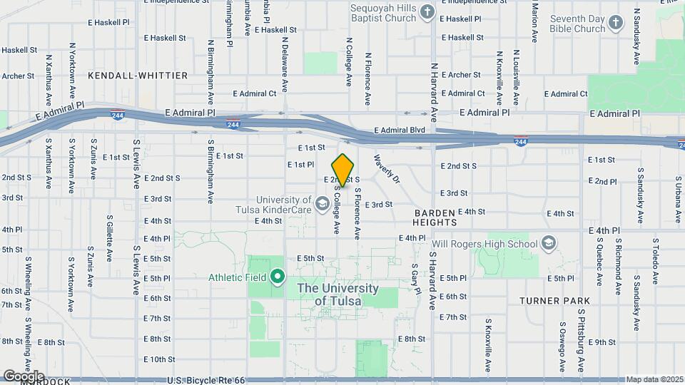 219 S College Ave Map and Location Details