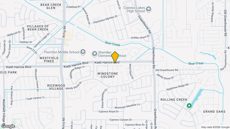 19410 Colony Trail Ln Map and Location Details