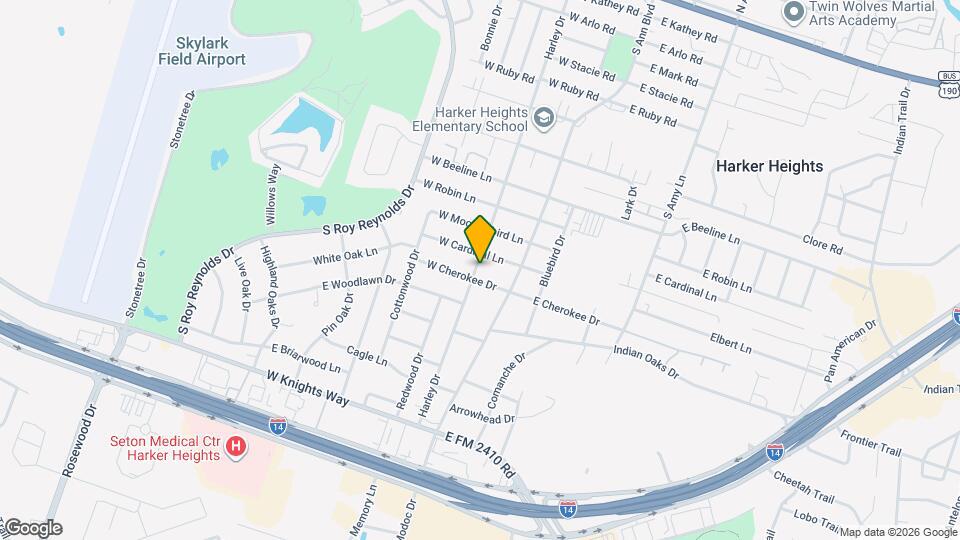 1525 Harley Dr Map and Location Details
