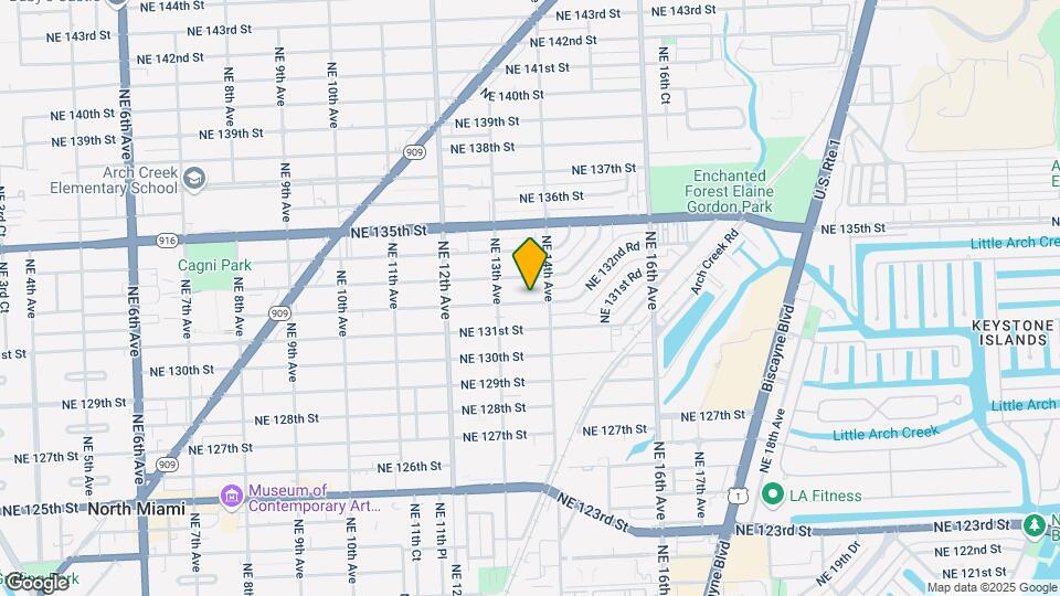1365 NE 132nd St Map and Location Details