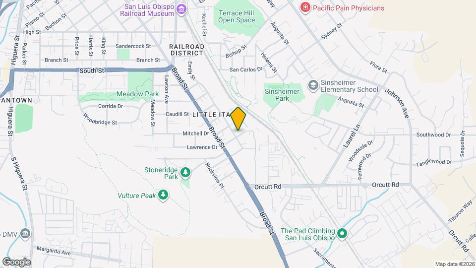 810 Lawrence Dr Map and Location Details