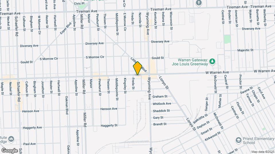 West Warren Apartments Mapa y Detalles de la Ubicación