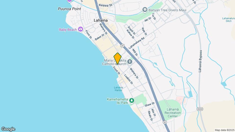 Lahaina Crossroads Apartments Map and Location Details