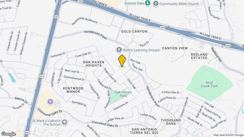 2407 Canyon Rim Mapa y Detalles de la Ubicación