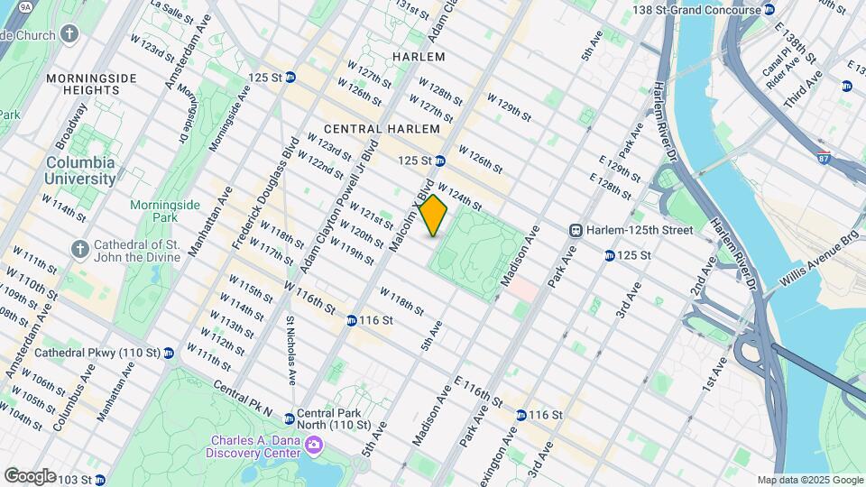 12 Mount Morris Park West Map and Location Details