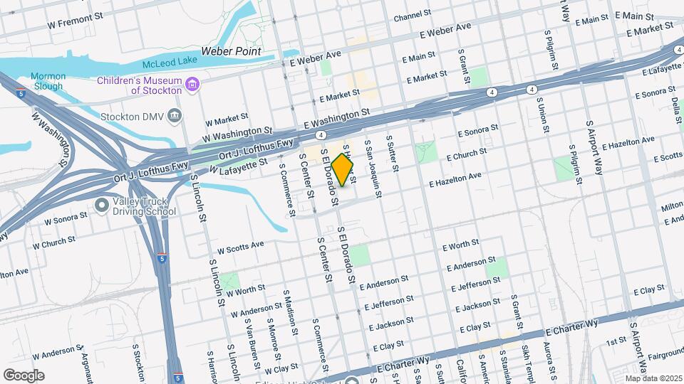 518 S El Dorado St Map and Location Details