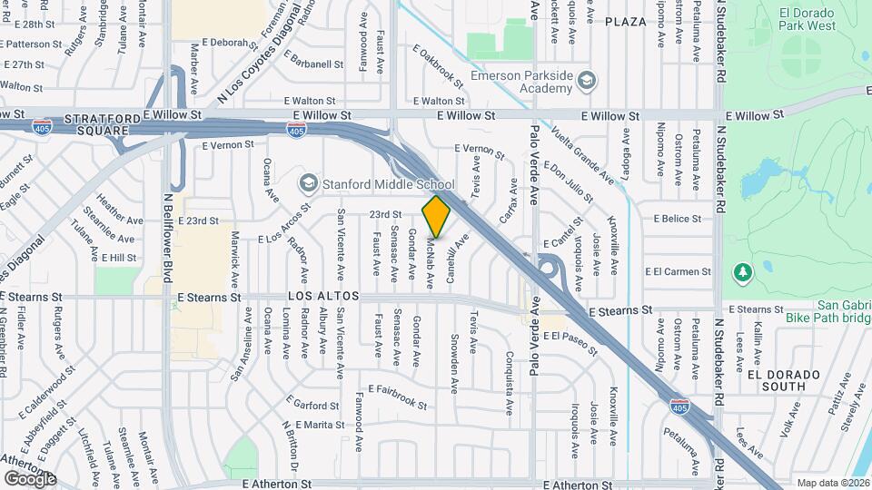 2256 McNab Ave Map and Location Details