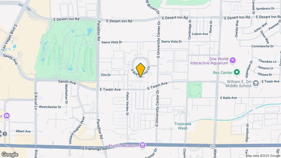 595 S Royal Crest Cir, Unit #16 Map and Location Details
