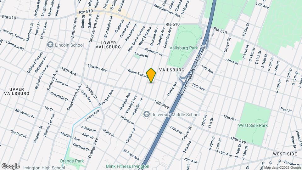 185 Columbia Ave Mapa y Detalles de la Ubicación