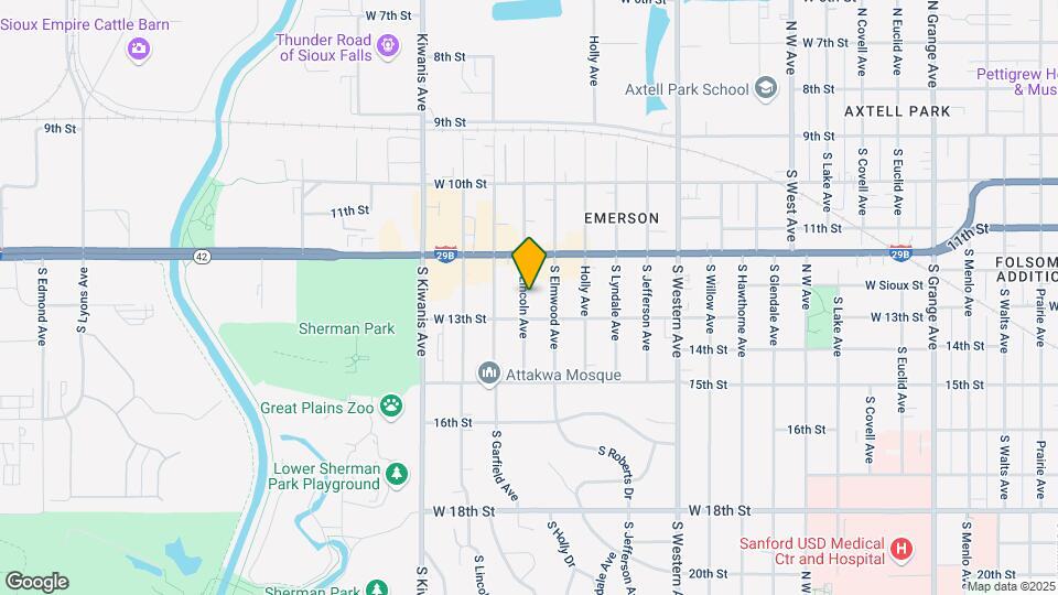 420 S Lincoln Ave Map and Location Details