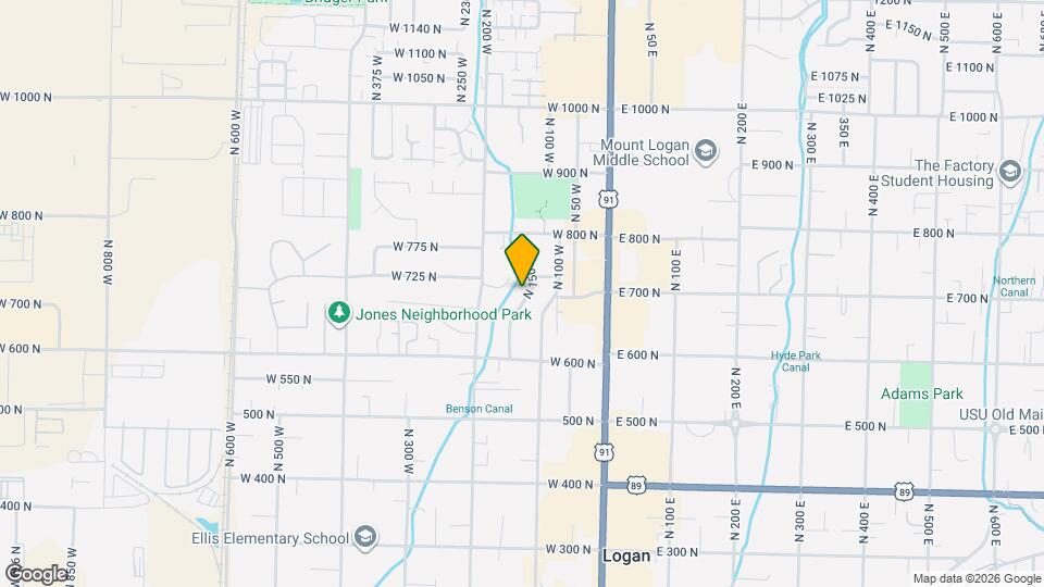 695 N 150 W Map and Location Details