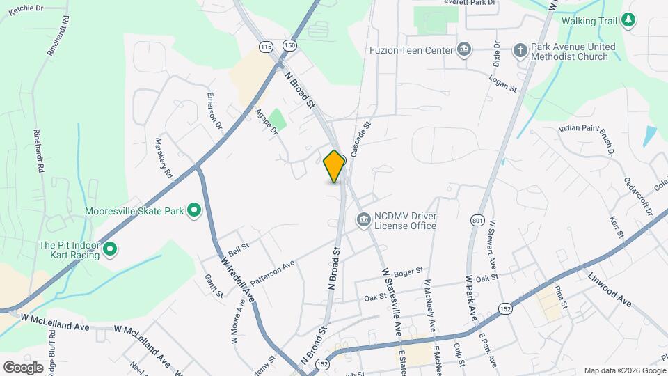 574 N Broad St Map and Location Details