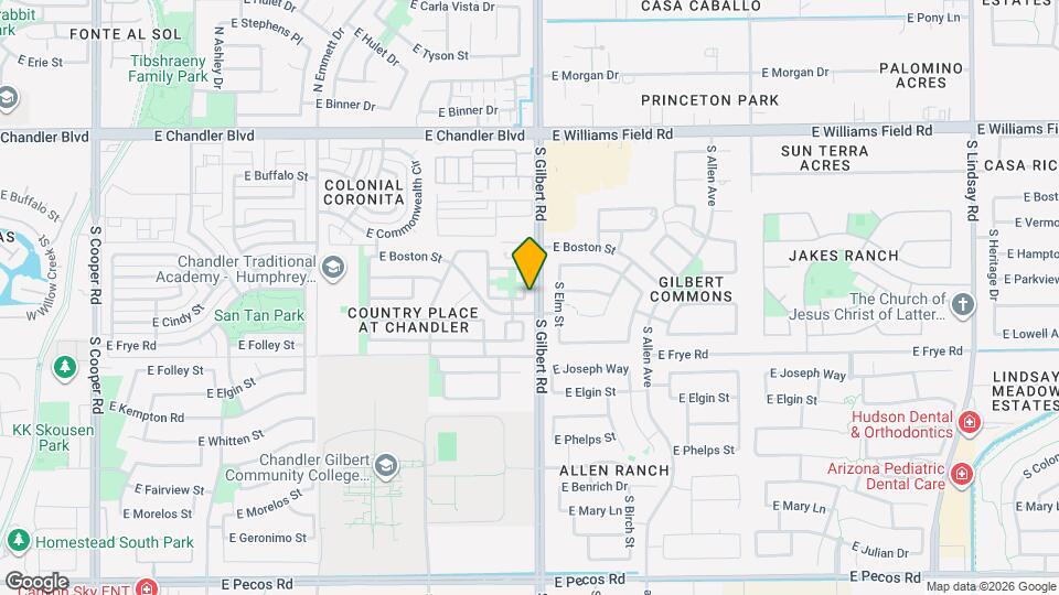 16043 S Spartan St Map and Location Details