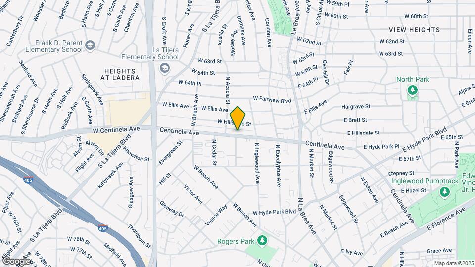 1330 S Centinela Ave Map and Location Details