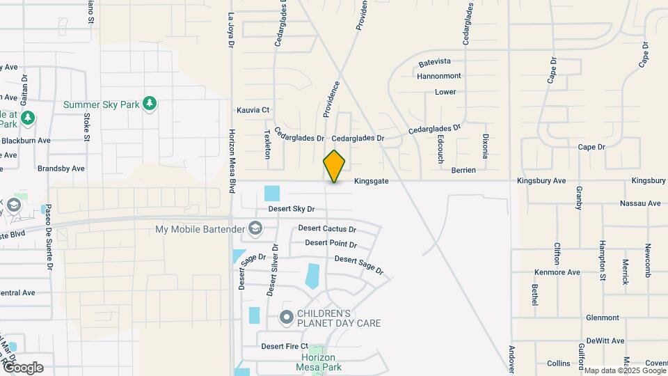 14309 Desert Orchid Dr Map and Location Details