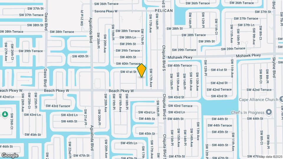 4122 SW 17th Pl Map and Location Details