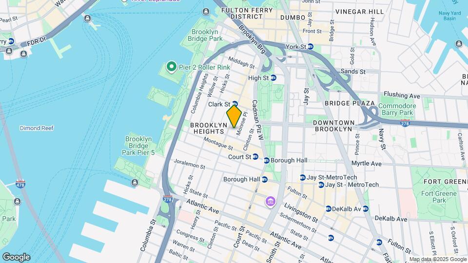 45 Monroe Pl Map and Location Details