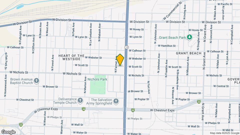 1622 W Scott St Map and Location Details