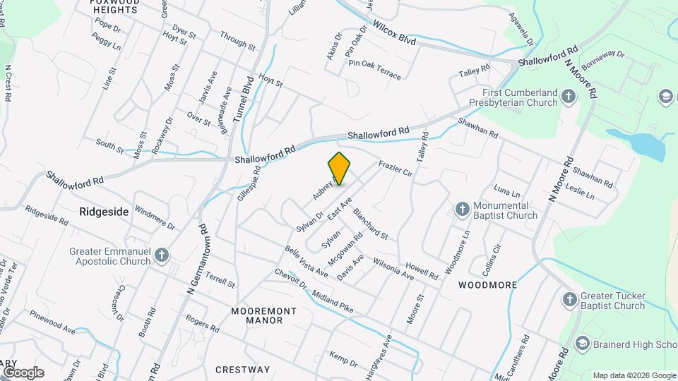 829 Sylvan Dr Map and Location Details