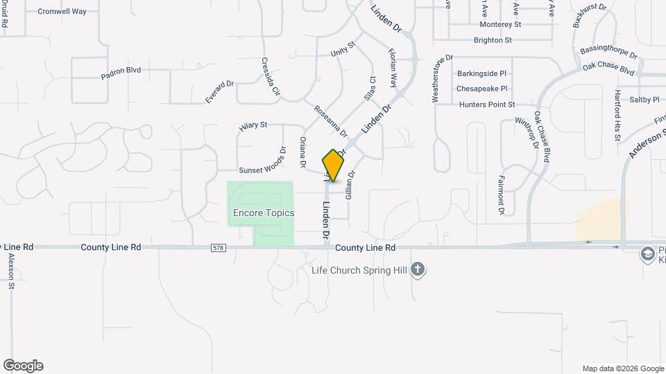 13131 Zarbis Dr Map and Location Details