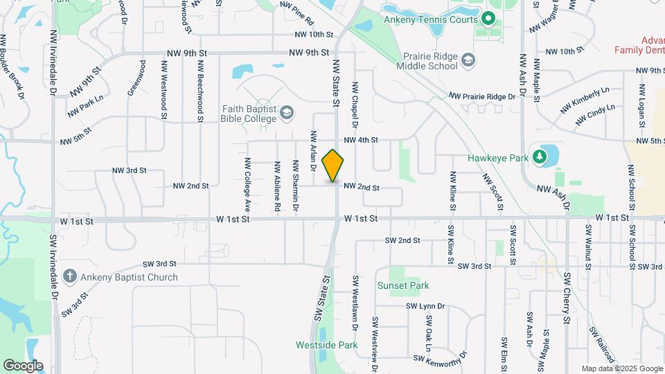 1607 NW 2nd St Map and Location Details