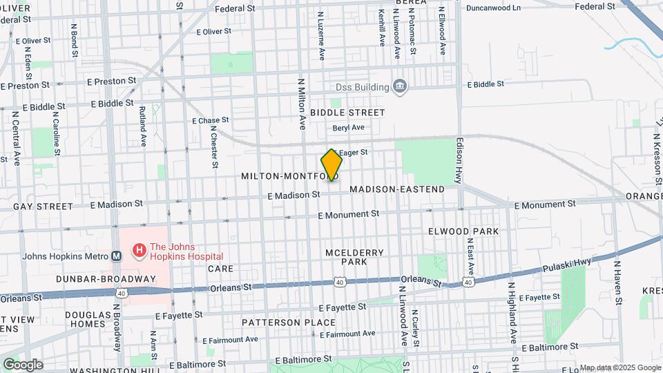 811 N Luzerne Ave Map and Location Details