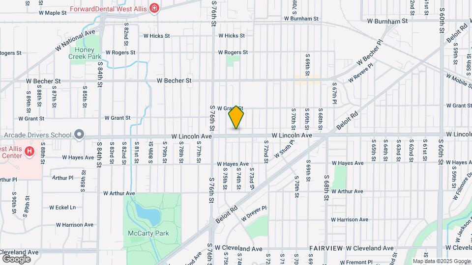 7402 W Lincoln Ave Mapa y Detalles de la Ubicación