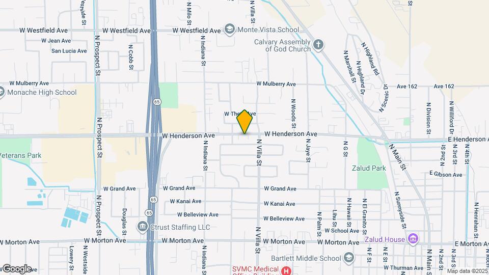 653 W Henderson Ave Map and Location Details