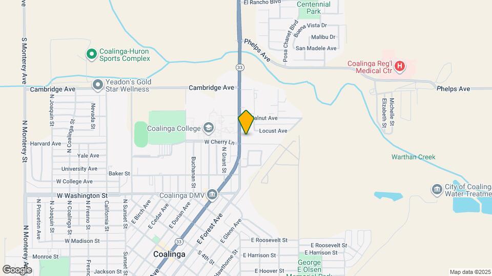 720 E Elm Ave Map and Location Details