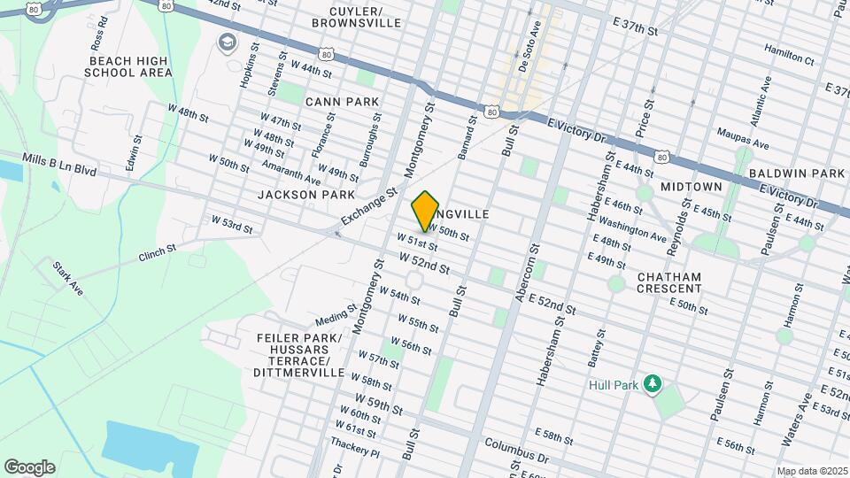 110 1/2 W 51st St Map and Location Details