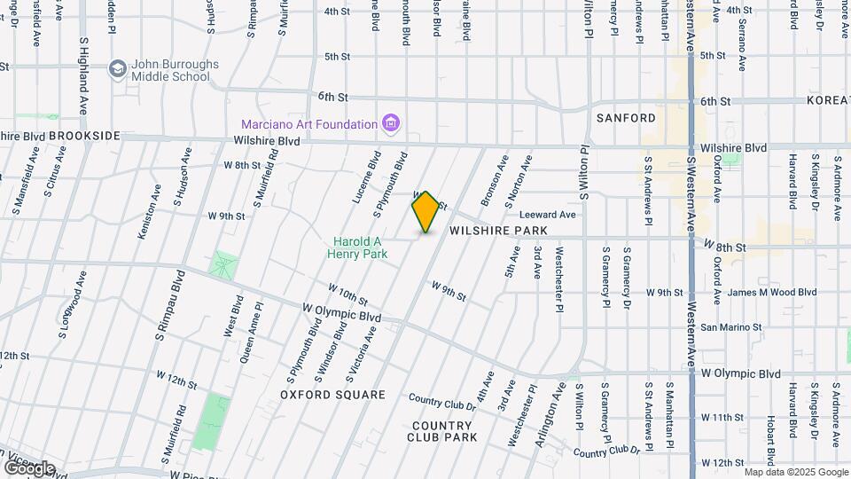 852 Lorraine Blvd Map and Location Details
