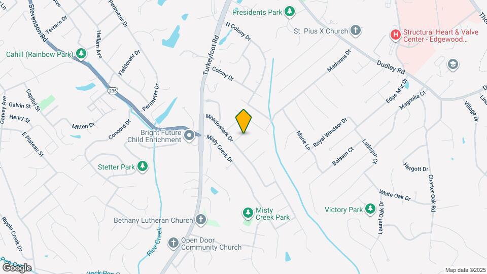 1209 Oriole Ct Map and Location Details