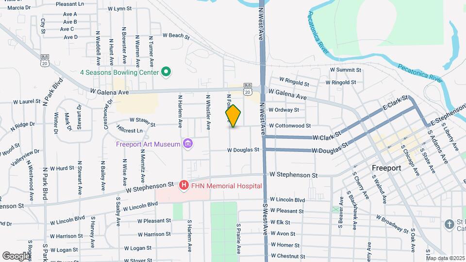 243 N Foley Ave Mapa y Detalles de la Ubicación