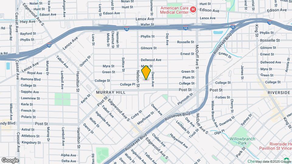 3329 College St Map and Location Details