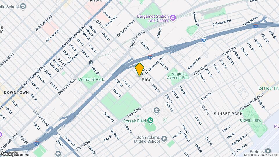 1848 19th St Map and Location Details