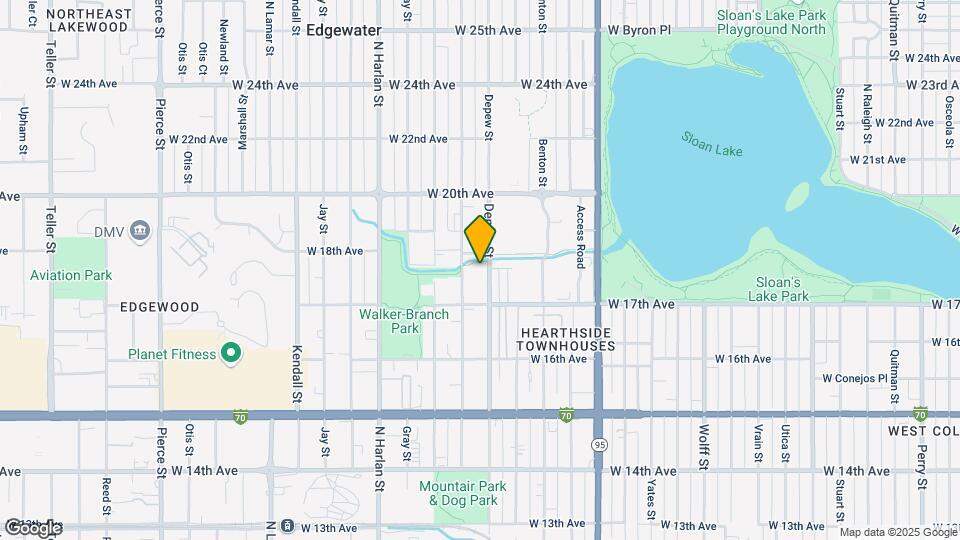 1775 Depew St Map and Location Details