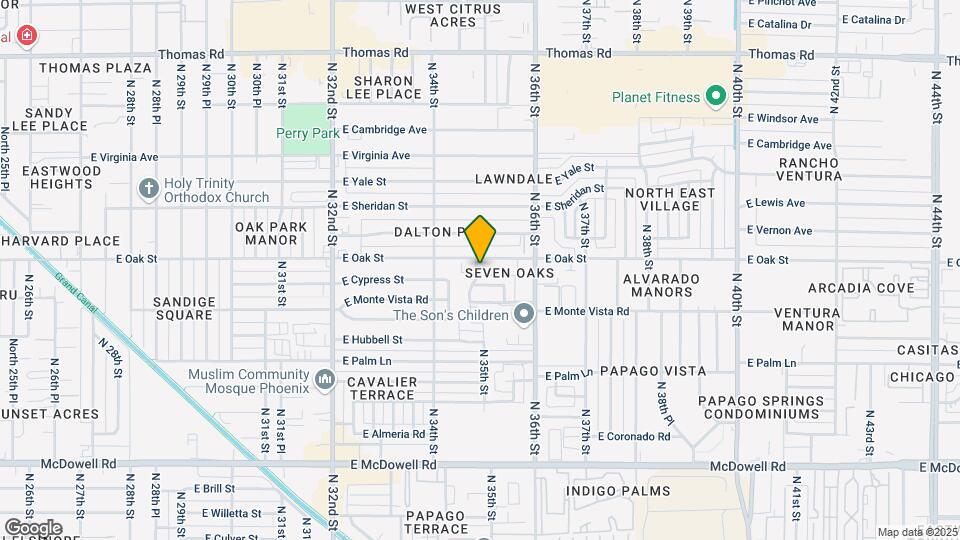 2229 N 35th St Map and Location Details