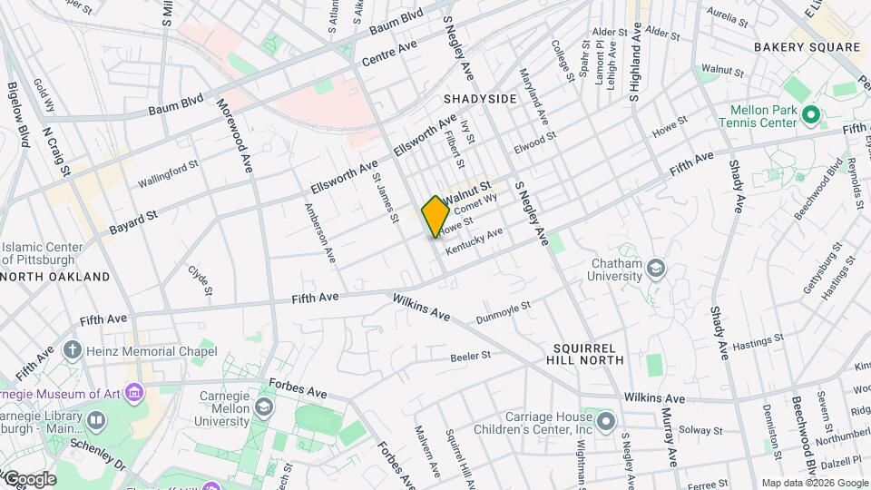 919 S Aiken Ave Map and Location Details