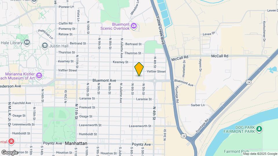 512 Bluemont Ave Map and Location Details